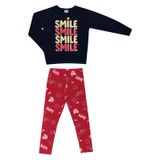 Conjunto Infantil Feminino Smile Rovitex Kids Azul 3