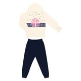 Conjunto Infantil Feminino Cupcake Rovitex Kids Bege 3