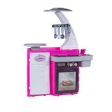 Cozinha Classic Infantil Cotiplás 2 Em 1 Rosa 1601