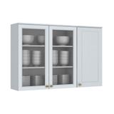 Armário Aéreo Henn Americana 3 Portas 120cm Branco