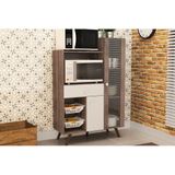 Multiuso De Cozinha Fruteira Rt 3059 C 2 Portas E 1 Gaveta P Forno Rustico Branco Movelbento