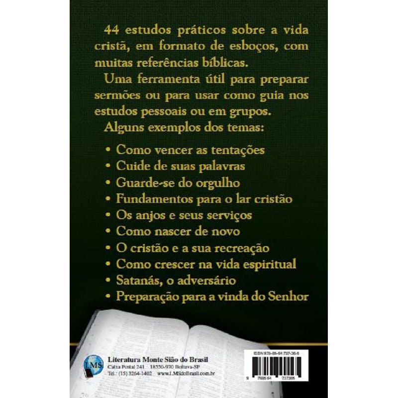 Livro de Esboçoes Diversos - Estudos Bíblicos