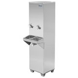 Bebedouro Industrial Inox Coluna 25 Litros 2 Torneiras Ra25 127v - Frisbel