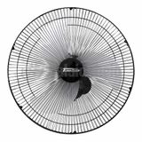 Ventilador De Parede Preto 60cm 220w Bivolt 120 Fios