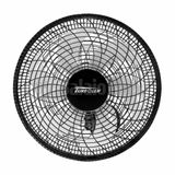 Ventilador De Parede Preto 50cm 220w Bivolt Grade Plástica