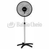 Ventilador De Coluna Preto 50cm 220w Bivolt Grade Plástica