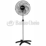 Ventilador De Coluna Preto 50cm 220w Bivolt Grade 120 Fios