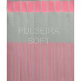 250 Pulseiras Cor Rosa Claro Soft Impressão Jato De Tinta, Cera Ou Silk