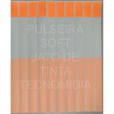 1000 Pulseiras Cor Laranja Fluor Soft Impressão Jato De Tinta, Cera Ou Silk