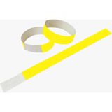 250 Pulseiras De Identificação Cor Amarelo Fluor Laser Pro