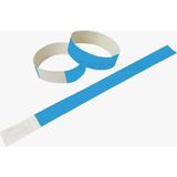 250 Pulseiras De Identificação Cor Azul Fluor Laser Pro