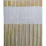 250 Pulseiras Douradas Soft Impressão Jato De Tinta, Cera Ou Silk