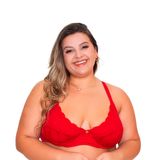 Sutiã Imi Lingerie Sem Bojo Plus Size Reforçado  Sustentação Renda Suzane