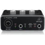 Interface Usb De Áudio U-phoria Um2 Behringer Profissional 48 Khz 16 Bit