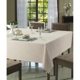 Toalha De Mesa Passion Dohler Quadrada 8 Lugares Bege