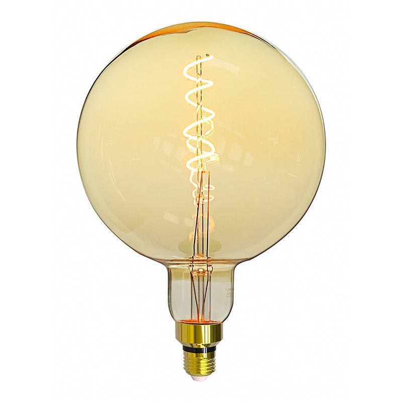 Lampada-Led-Filamento-Giant-4W-Globo-Ambar-E27