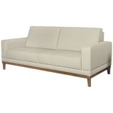 Sofa 2 Lugares 145 Cm Crons Linho Cru Vazzano