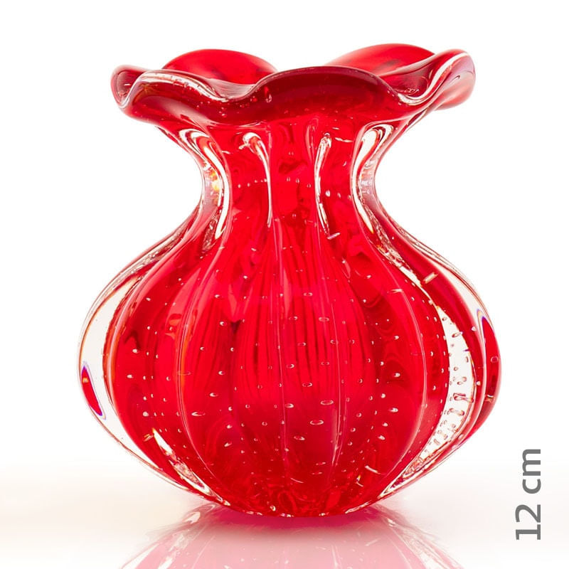 Vaso-Trouxinha-Em-Cristal-Murano-Vermelho--Sao-Marcos