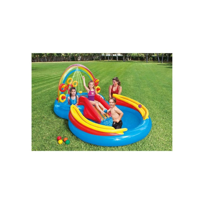 Piscina-Inflavel-Infantil-Intex-Arco-Iris-Playground