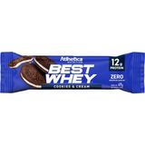 Barra Proteica Best Whey - 1 Barras 49g Cookies &amp; Cream - Atlhetica Nutrition