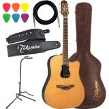 Violão Takamine Gb7c Ns Fosco Ct4bii C/ Case + Suporte E Acesórios