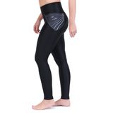 Calça de Ciclismo Bike Sprint Race Feminina Preta Com Bolso