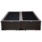 Cama-Box-Bau-Casal-Colchao-Espuma-D45---Box-Bipartido-Sintetico-Marrom-Serra-Negra-62x138x188