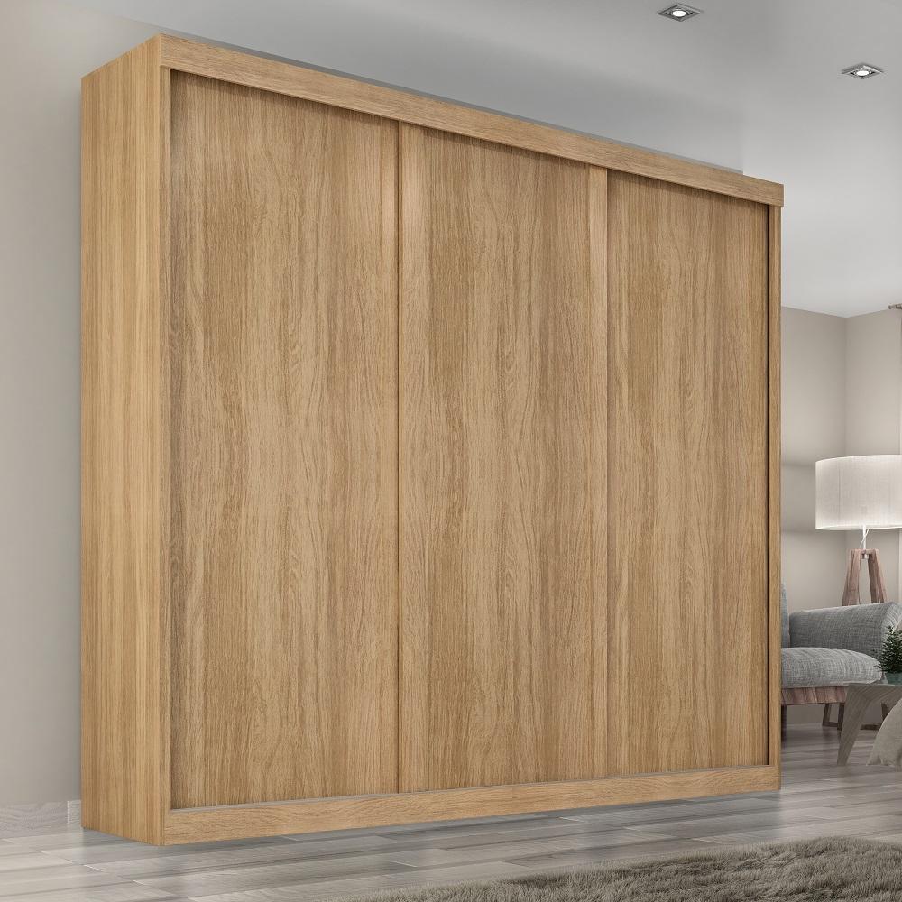 Guarda Roupa Casal Sevilha 3 Portas  Correr 6 Gav.  Teka Madrid