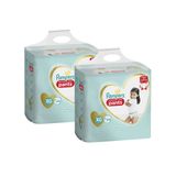 Kit Fraldas Pampers Fraldas Premium Care Top XG 128 Unidades