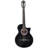 Violão Acústico Cutaway Urban Nylon Preto com Tensor VCW38AC - Vinik