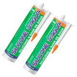Selante Acrilico Bege Sbrix Preenchimento Fissuras Trincas 450g 2 Unidades