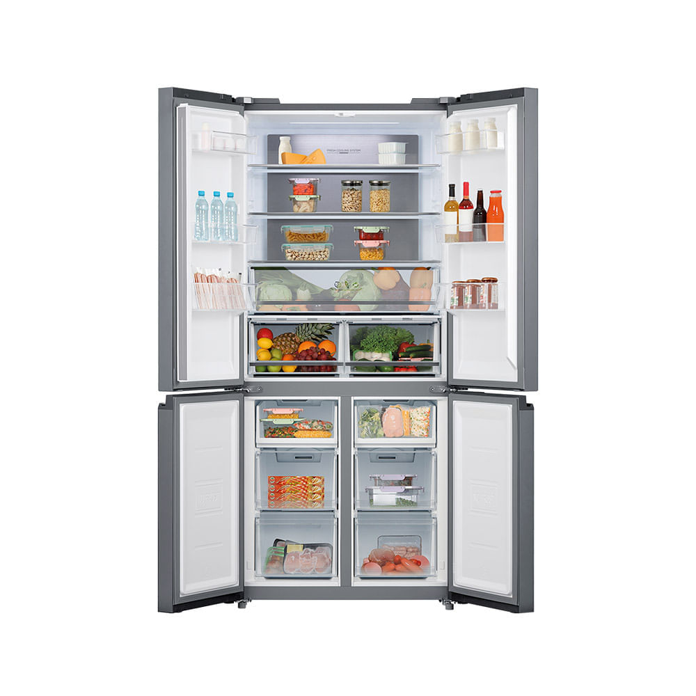 Refrigerador-Midea-French-Door-Inverter-Quattro-482-Litros-Inox-MD-RF556-–-127-Volts