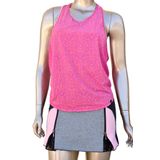 Regata Feminina Fitness Estampada Pink Longa Ative M