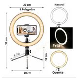 RING LIGHT 8¨POL- 20CM COM MINI TRIPE