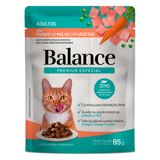 Ração Úmida para Gatos Adultos Sabor Frango ao Molho com Vegetais Premium Especial Balance Sachê 85g