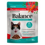 Ração Úmida para Gatos Adultos Sabor Carne e Molho Veg Balance