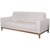 Sofa 3 Lugares 180 Cm Crons Linho Bege Vazzano