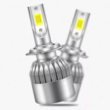 Kit Lâmpada Farol Super Led Headlight C6 2d 72w 6000k