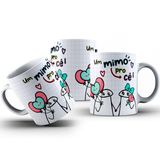 Caneca De Porcelana  Flork Meme 325ml