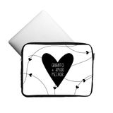 Capa Case Pasta Notebook Ate 17.3 Polegadas Mais Amor Melhor