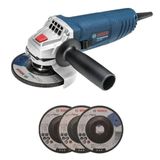 Esmerilhadeira Angular 4.1/2' Bosch GWS850 850W 220V + 3 Discos