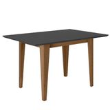 Mesa Para Sala De Jantar 136cm Retangular Tampo Chanfrado Kate Poliman