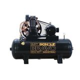 Compressor Schulz CSL40BR 250Lts 175Psi/12.3BAR 10cv 220/380/460v Trifasico IP21