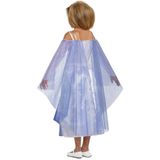 Disney Frozen 2 Elsa Snow Queen Girls Tamanho M 7/8 Vestido Cabo