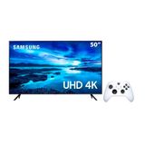 Smart Tv 50 Uhd 4k Samsung 50au7700 + Controle Sem Fio Xbox Series - Robot White