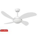 Ventilador De Teto Volare Branco Fosco Fly Office Luxo 220v