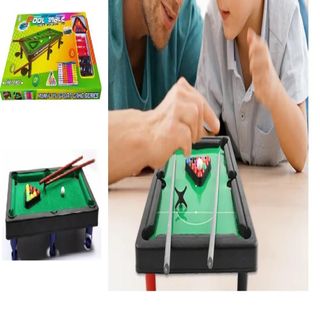 Kit 3 Brinquedo Jogo Mini Mesa De Bilhar Sinuca Infantil