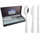 Faqueiro Tramontina Pacific Inox C/ Acabamento Alto Brilho E Detalhes No Cabo 48 Pçs 66962144