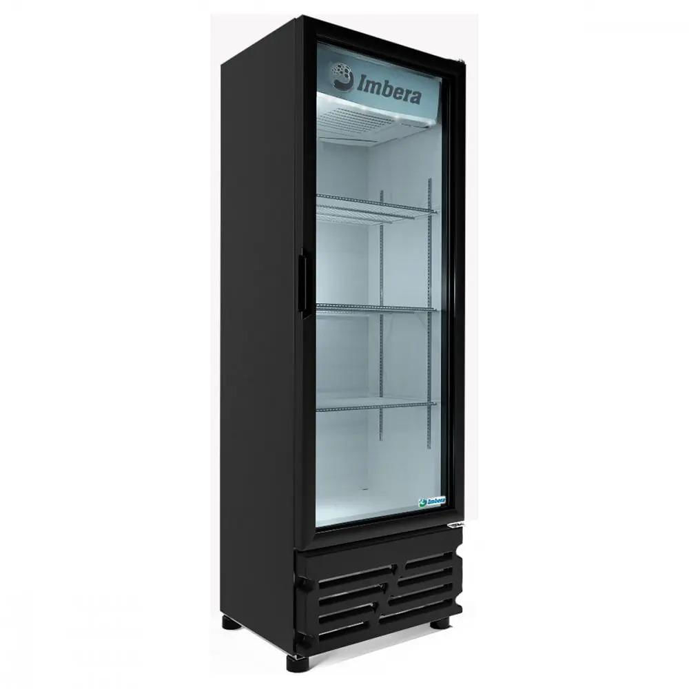 Refrigerador Expositor Vertical Vrs16 Preto 454 Litros Porta Vidro 127v - Imbera