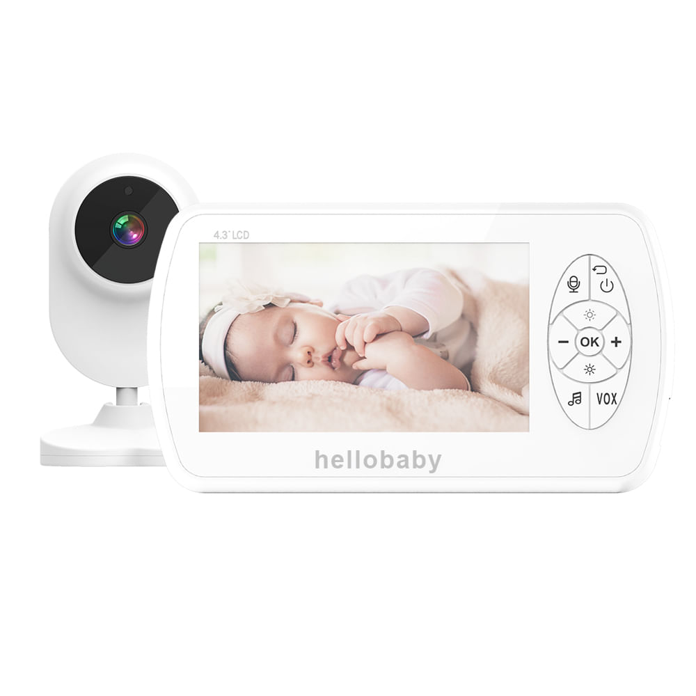Babá Eletrônica Hellobaby Tela 4.3 Pol Câmera Sem Fio 2.4g é boa?